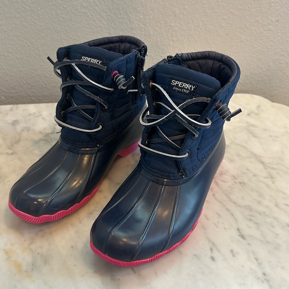 Girls Sperry rain boots